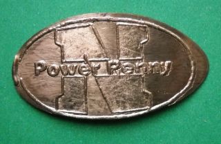 N Power Penny Elongated Penny Nebraska? Usa Cent Souvenir Coin photo