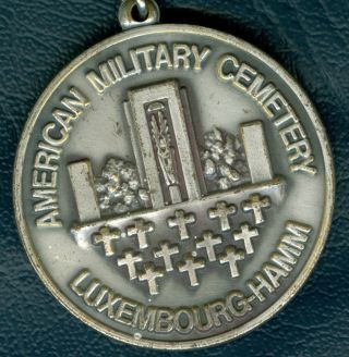 1971 Luxembourg Medal Issued In Honor Of The American Military Cemetery photo