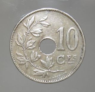 Belgium 10 Centimes 1923 Very Fine,  Coin photo