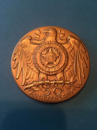 American Legion 50th Anniversary 64mm Bronze Medal photo
