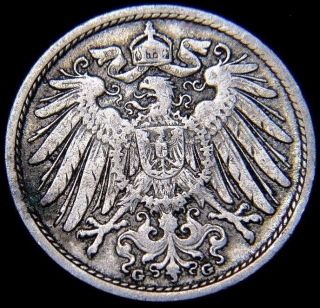 Germany 1901 - G 10 Pfennig German Empire Coin (rl 1357) photo