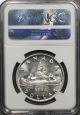 1954 Canada Silver Dollar,  Ngc Ms63 Dollars photo 1