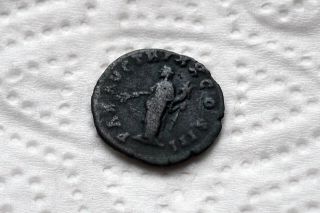 Roman Ancient Coin Of Marcus Aurelius Limes Denarius photo