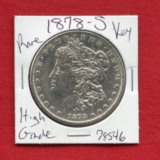1878 S Morgan Silver Dollar 78546 Coin Us Rare Key Date Estate photo