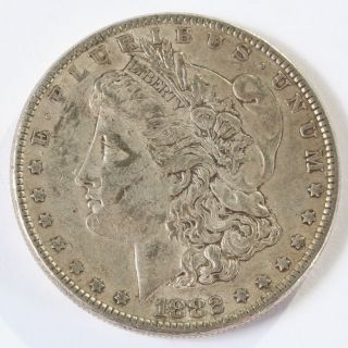 1882 P Morgan Silver Dollar $1 Silver Coin D737 photo