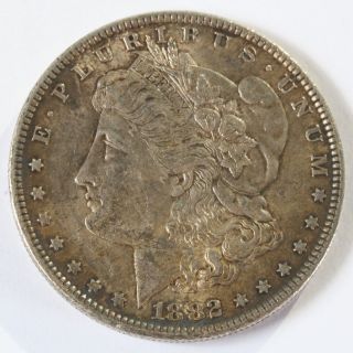 1882 P Morgan Silver Dollar $1 Silver Coin D735 photo