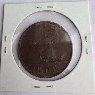 Ireland 1937 Irish One Penny Coin photo