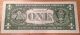 $1 One Dollar Note/bill Radar Serial Number Uncirculated Small Size Notes photo 1