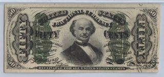 50 Cent Third Issue Fractional Currency Pmg 50,  No 