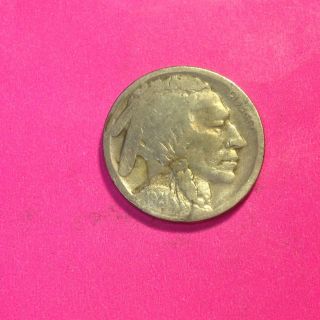1921 - S Buffalo Nickel Low Mintage,  On G $45.  00 photo