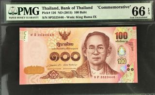 Tt Pk 126 2015 Thailand 100 Baht 