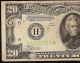 1934 $20 Bill Low Lgs Star Light Green Seal Note Currency Paper Money Fr 2054 - H Small Size Notes photo 2