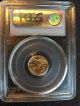 1998 $5 Gold Eagle.  9999 1/10 Troy Oz Pcgs Ms 69 Look Gold photo 1