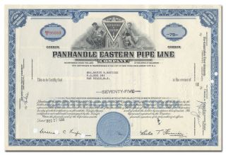Panhandle Eastern Pipe Line Company Stock Certificate photo