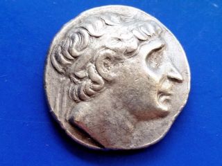 39.  Antiochus I Soter,  King Of Seleucid Empire,  Ar Tetradrachm,  17,  35g; 22,  2mm photo