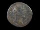 Sestertius Of Roman Emperor Antoninus Pius,  Pius Seated On Platform Cc6633 Coins: Ancient photo 1