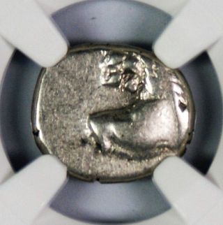 Ancient Greek Thracian Chersonesus Ar Hemidrachm Lion 4th Century Bc Ngc F photo