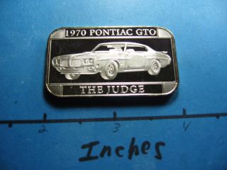 1970 Pontiac Gto The Judge Muscle Car 999 Silver Bar Very Rare To See These B photo