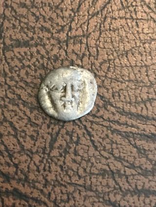 Campania Phstelia Ca.  380 - 350 B.  C.  Ar Obol Lion Standing Ancient Greek Coin photo