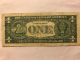 $$$.  Error One Dollar Bill Shifted Stamp $1 Misprinted 2003.  $$$ Paper Money: US photo 1