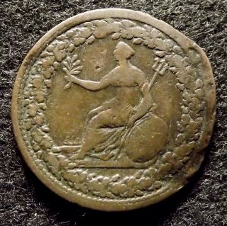 1813 Canada Half Penny Spread Eagle Token (866) photo