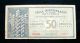 1941 Italy Wwi Occupation Greece Banknote 50 Dracme Vf Europe photo 1