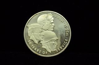 1970 Disabled American Veterans Limited Ed Proof Sterling Silver Coin Art Round photo