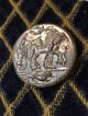 Ancient Greece Syracuse Silver & Copper Coin 225 Bc Horse & Carriage Dekadrachm Coins: Ancient photo 2