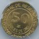 1985 Peru 50 Sol Stk On 1 Cent.  Pcgs Coins: World photo 2