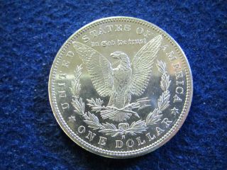 1881 S Morgan Silver Dollar - Bu - Semi P/l Reverse - U S photo