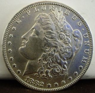 1882 - O $1 Morgan Silver Dollar 667 photo