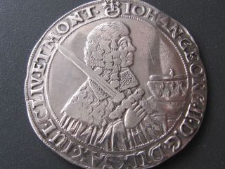 Rare 1664 - Cr German States Saxony - Albertini 