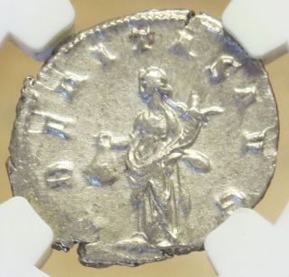 Year 249 - 251 Ad Silver Roman Empire Double Denarius Trajan Decius Coin Ngc Xf photo