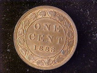 Canada One Cent 1888 Unc photo