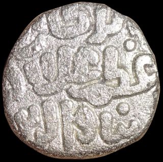 India - Delhi Sultan - Ala Al Din Muhammad - 2 Gani (ah 695 - 715) Billon Coin T86 photo