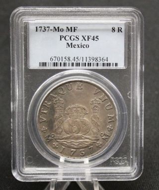 1737 - Mo Mf Pcgs Xf 45 Mexico 8 Reales (521) photo