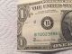 1985 Misprint Us Green Seal One Dollar Bill Small Size Notes photo 3