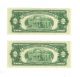Us Series 1953 B Red Seal $2 (two Dollar Bill) (2) Small Size Notes photo 1