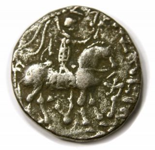 Indo - Scythians,  Azes Ii,  Ar Tetradrachm,  35 - 5 Ad (21 Mm,  9.  59 Gm) photo