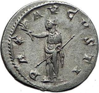 Gordian Iii 238ad Rome Silver Authentic Ancient Roman Coin Pax I59127 photo