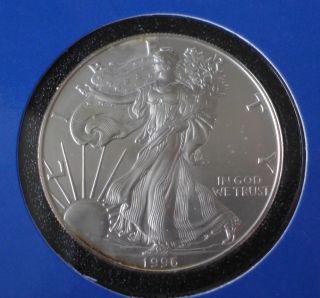 1996 1 Oz Silver American Eagle (brilliant Uncirculated) photo