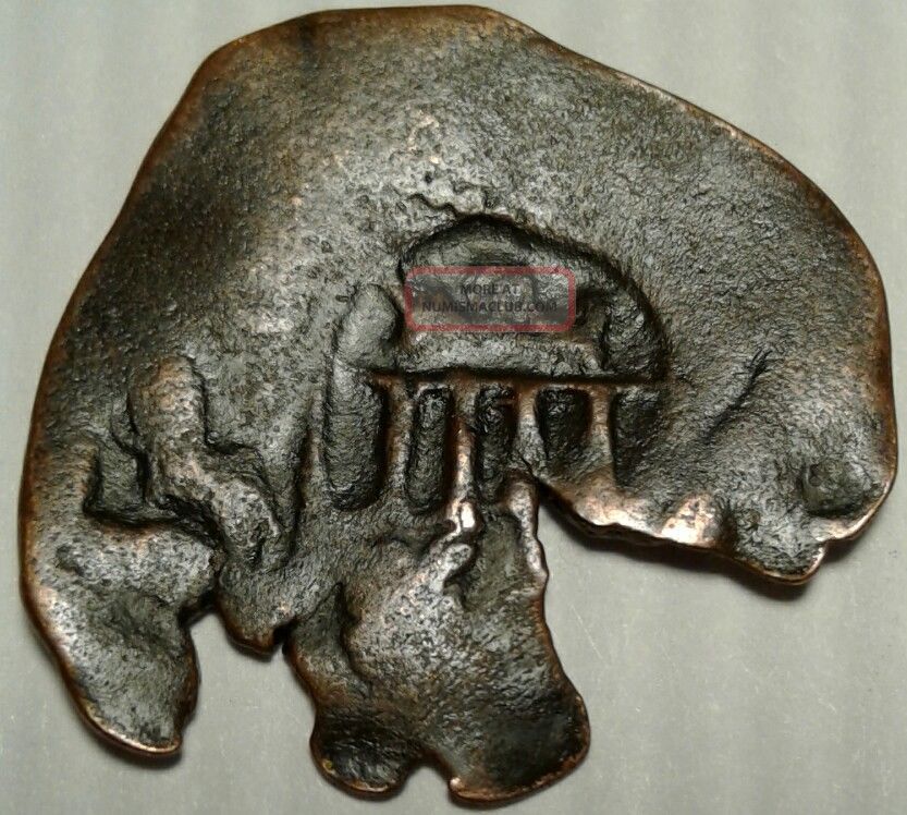 ☆rare Oak Island Pirate Spanish Cob☆ Stamped With Markings Of King Philip 1111 Europe photo