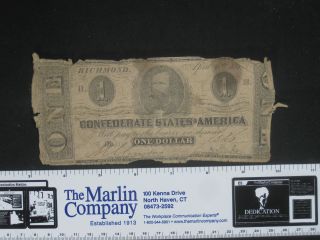 Csa,  $1.  00,  T71,  Kealinge & Ball,  Columbia,  Sc,  Series 2 photo