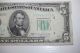 1950 $5 Federal Reserve Note.  Cleveland,  Usa.  Five Dollar Bill Old Fiver Still Small Size Notes photo 2