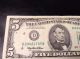 1995 $5 Bill American Currency Five Dollar Note F Usa Money Small Face Small Size Notes photo 1