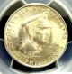 Philippines 1947s General Doublas Pcgs Ms65 Secure Gembu Silver 50 Cents Scarce Philippines photo 1