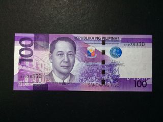Philippines 100 Pesos Ngc 2016 Banknote photo