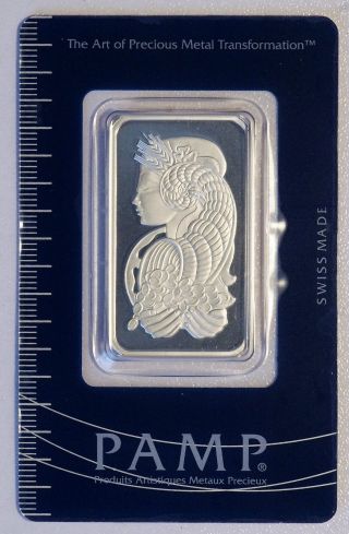 Pamp Suisse Lady Fortuna 1 Ounce Platinum 999.  5 Bar Holder 05506 photo