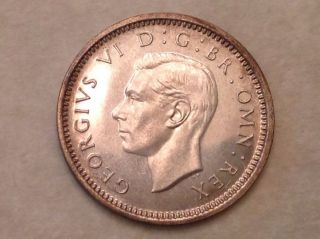 - 1937 Great Britain George Vi Silver Threepence Choice Proof - Priced photo