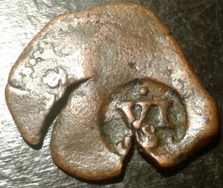 Rare 17th Century Pirate Spanish Rx Cob Coin Of King Philip Found On Oak Island photo